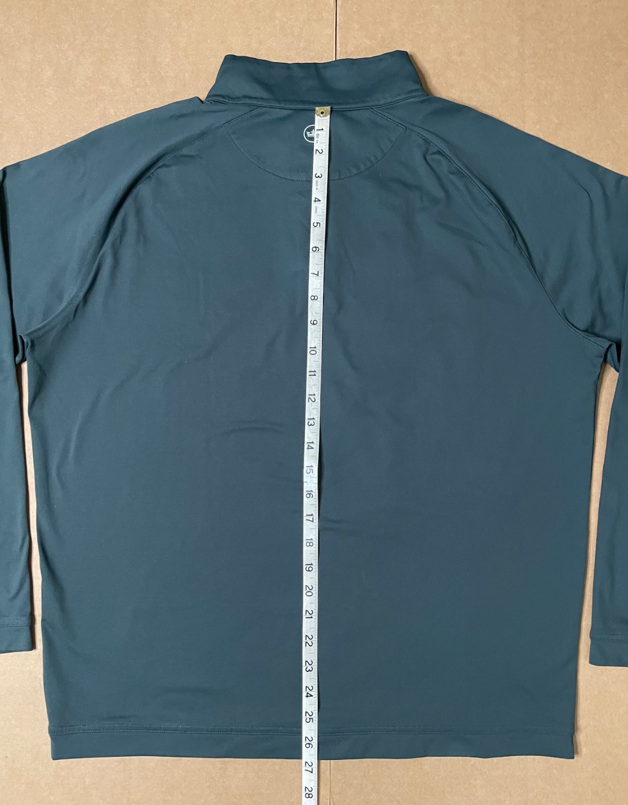 Peter Millar Men’s Large Forge Crown Sport Performance 1/4 Zip Pullover Shirt gallery