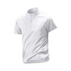 Loose Fit Men’s Polyester 95% Spandex 5% Half-Zip Stand Collar T-Shirt Top