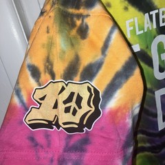 Flatbush Zombie Tie Dye 10 Year Anniversary Edition SHIRT Size S