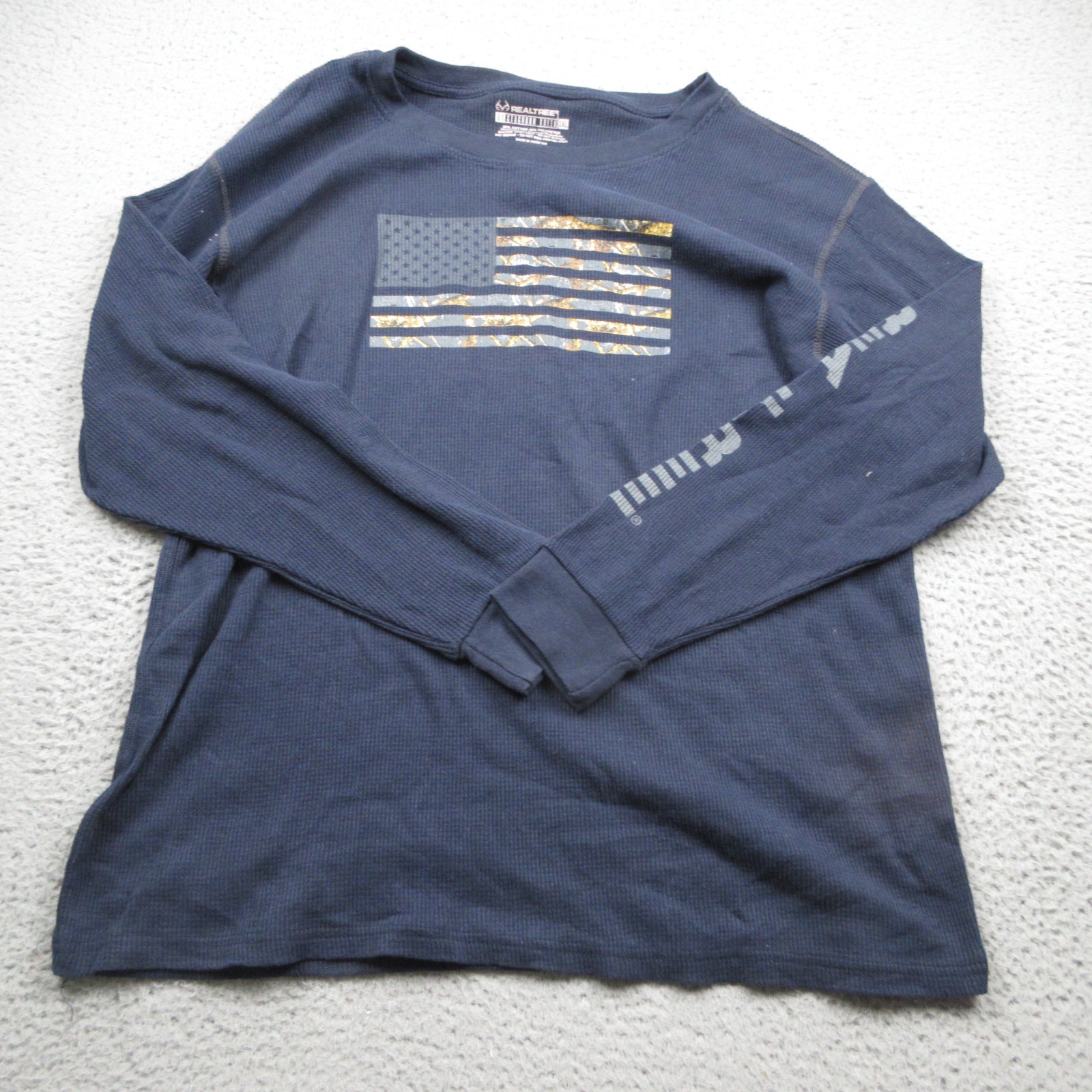 Realtree Shirt Mens 2XL Blue Long Sleeve Outdoor Hunting gallery