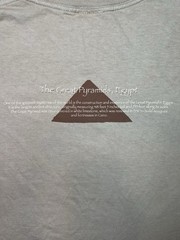 Vintage Discovery Channel Great Pyramids Egypt T-Shirt Men’s L Beige