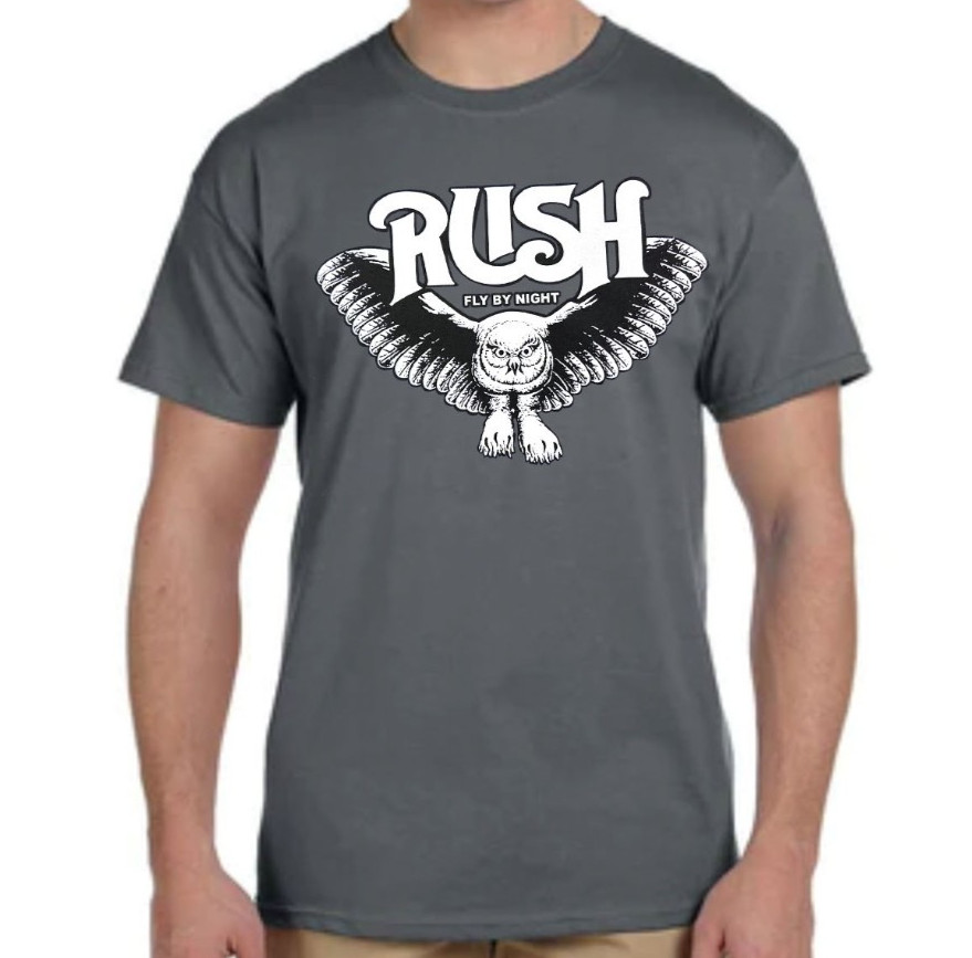 Rush Fly By Night Rock Band Men's T Shirt (Multiple Colors) gallery