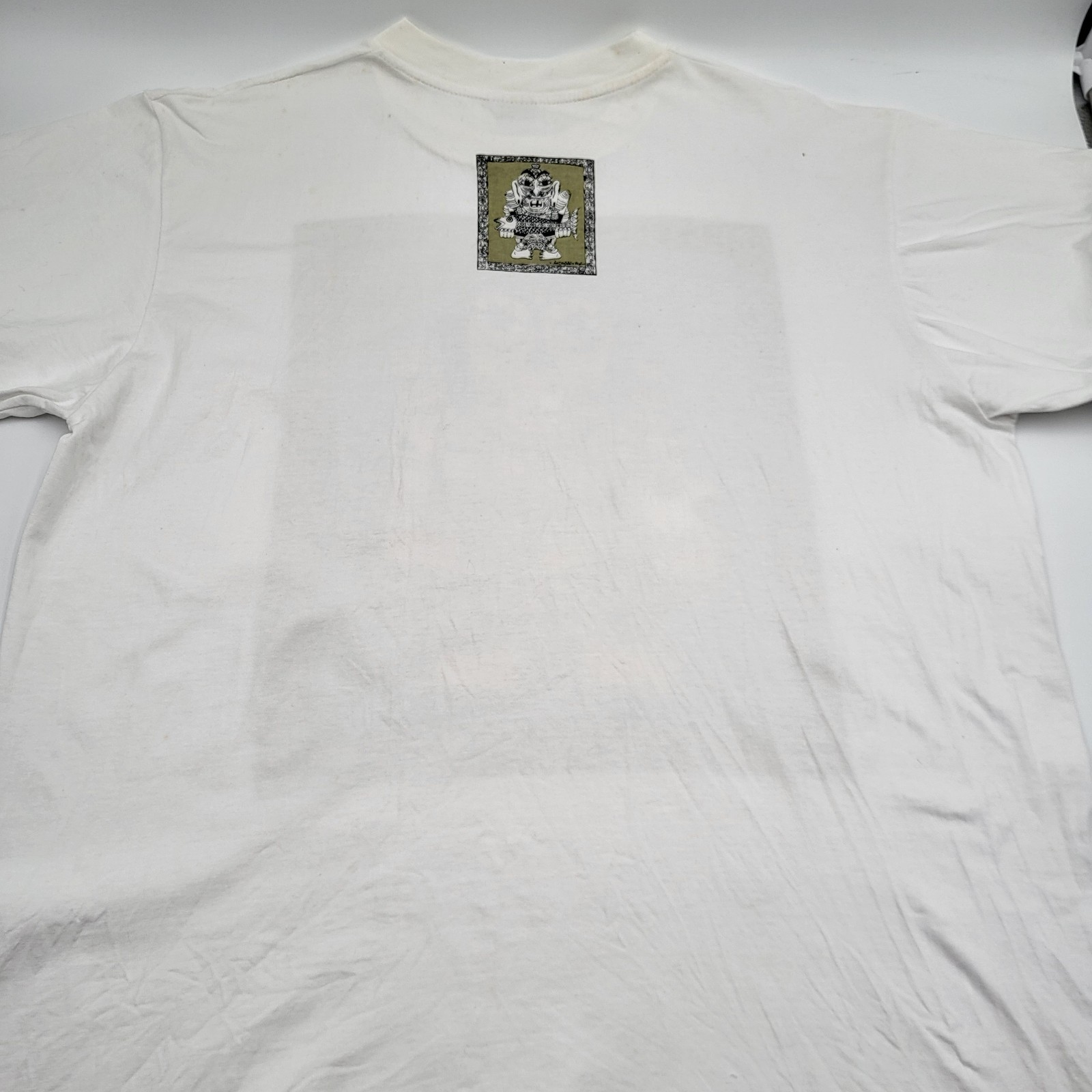 Vintage Bali Primitive Designs Native Art Shirt Size XL Hand Made in India gallery