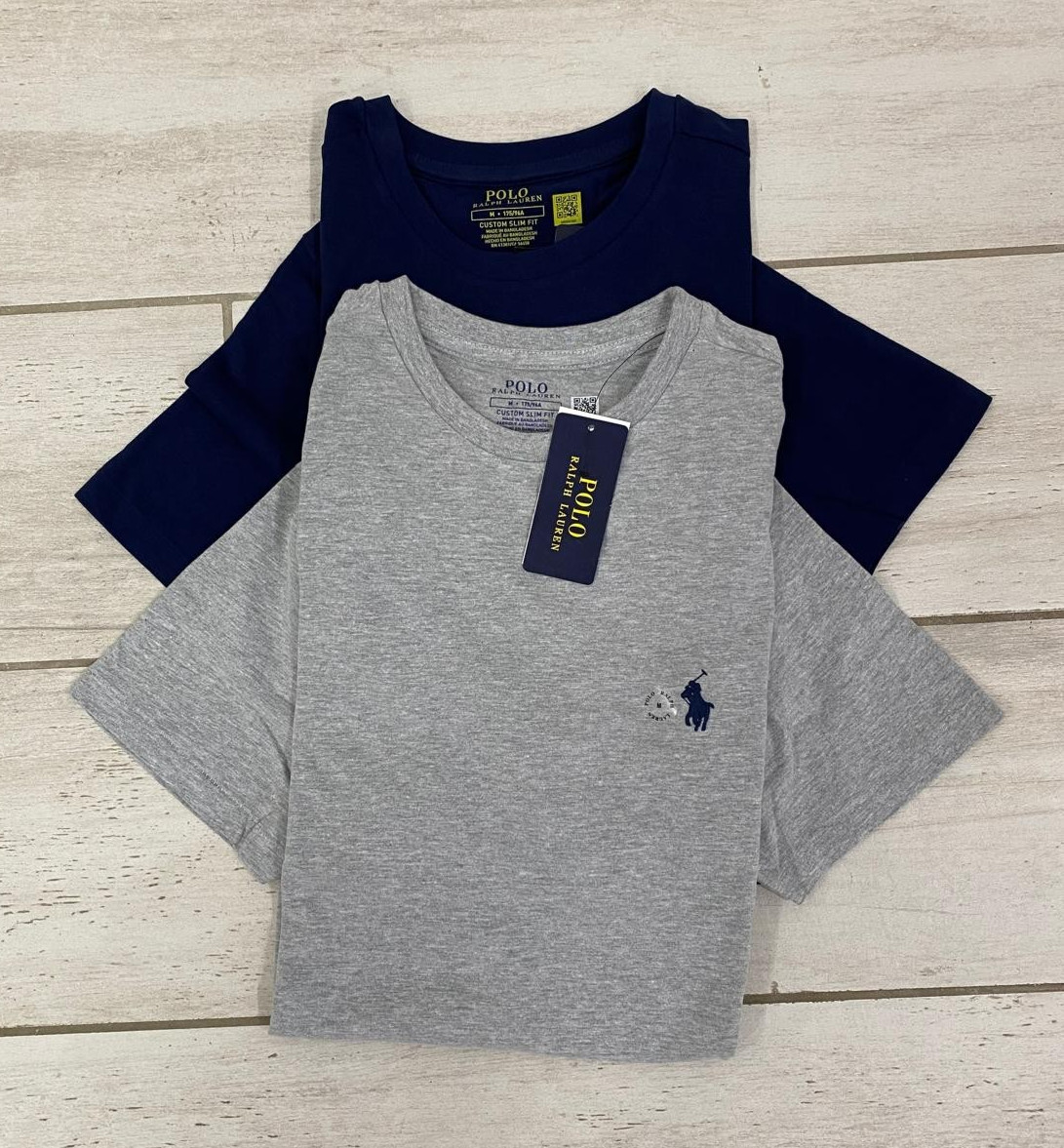 Polo Ralph Lauren Men's Custom Slim Fit Crewneck T-Shirt Navy , Gray -S, -XXL gallery
