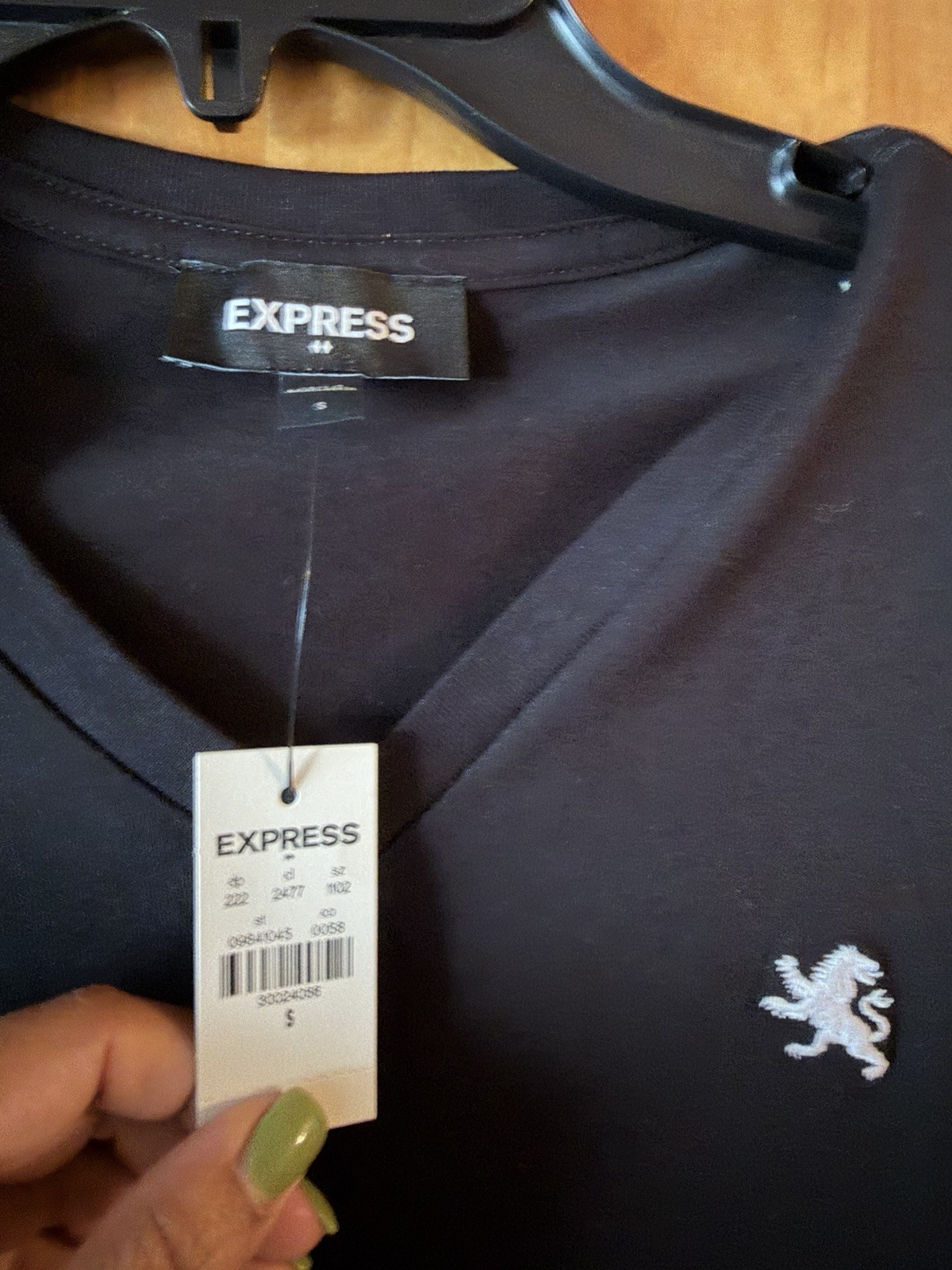Express Men's V-Neck T-Shirt. Sz. S gallery