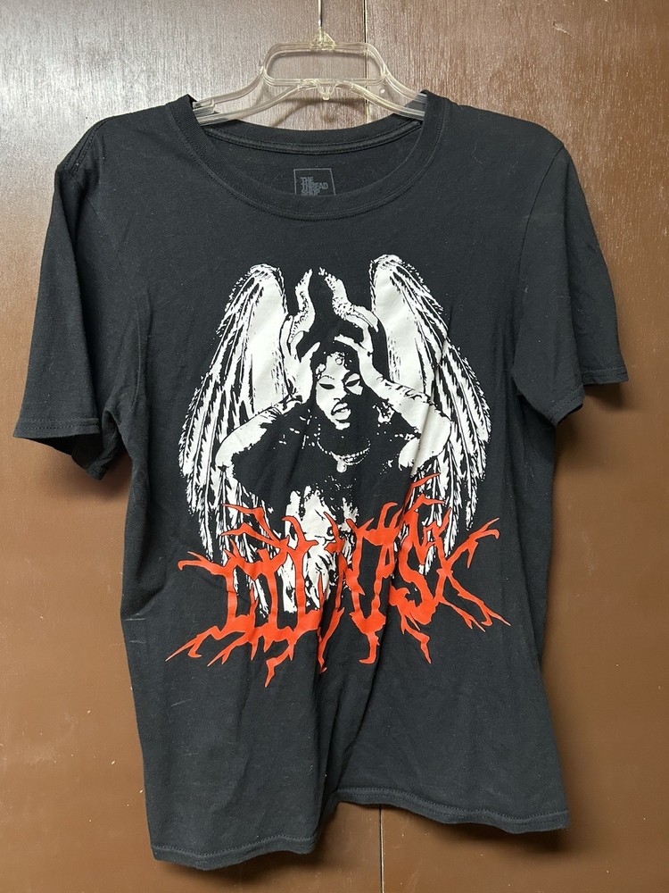 The Thread Shop Lil Nas Graphic Black Cotton T-Shirt – Size Small
