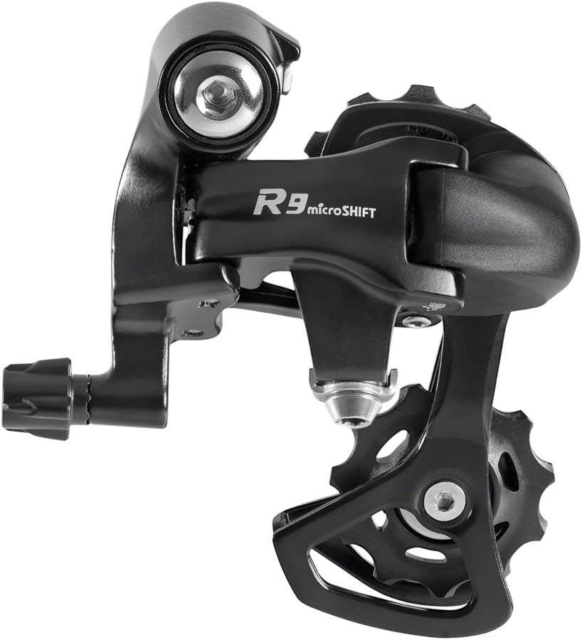 microSHIFT R9 Rear Derailleur – For use with 9-Speed Shimano Compatible Road Sys