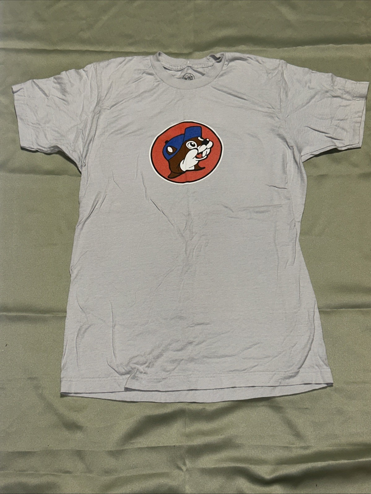Bucees Shirt Size Medium Unisex Gray Short Sleeve Graphic Tee