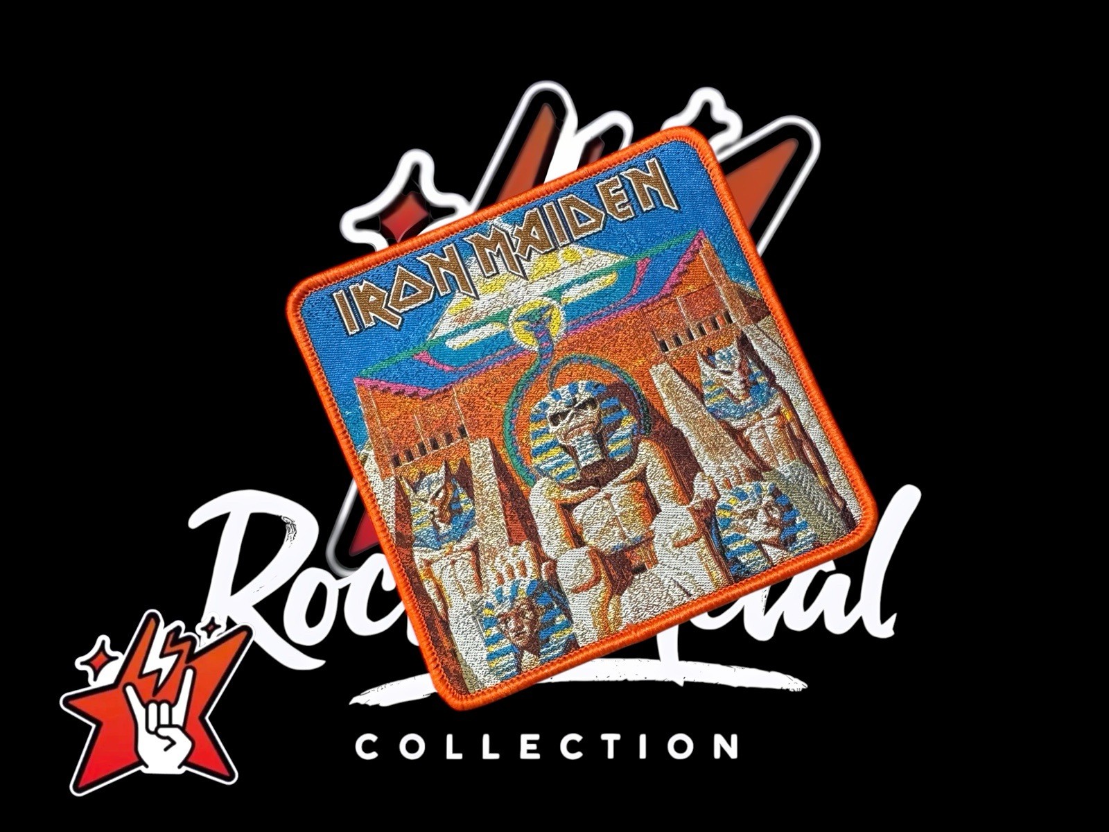Iron Maiden Exclusiv Woven Patch Cover Album Metallica Judas Priest Saxon Dio gallery