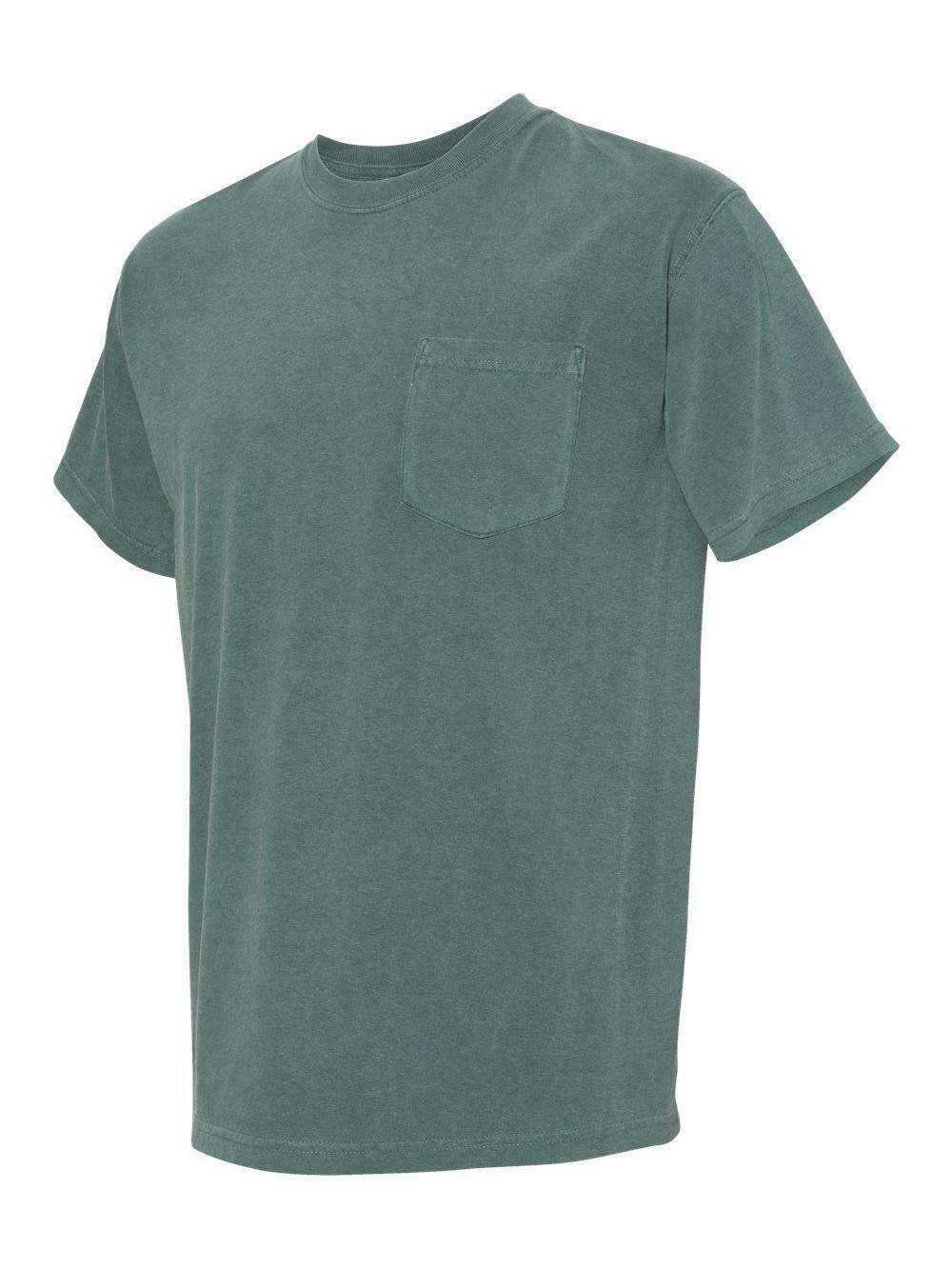 COMFORT COLORS 6030 Adult Pocket Tee - 3 First Quality Shirts - Assorted Colors gallery