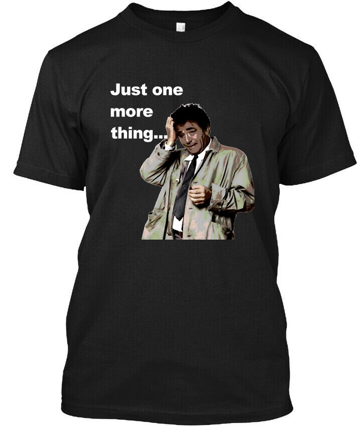 Limited NEW Popular Columbo Just One More Thing American Vintage T-SHIRT S-4XL gallery
