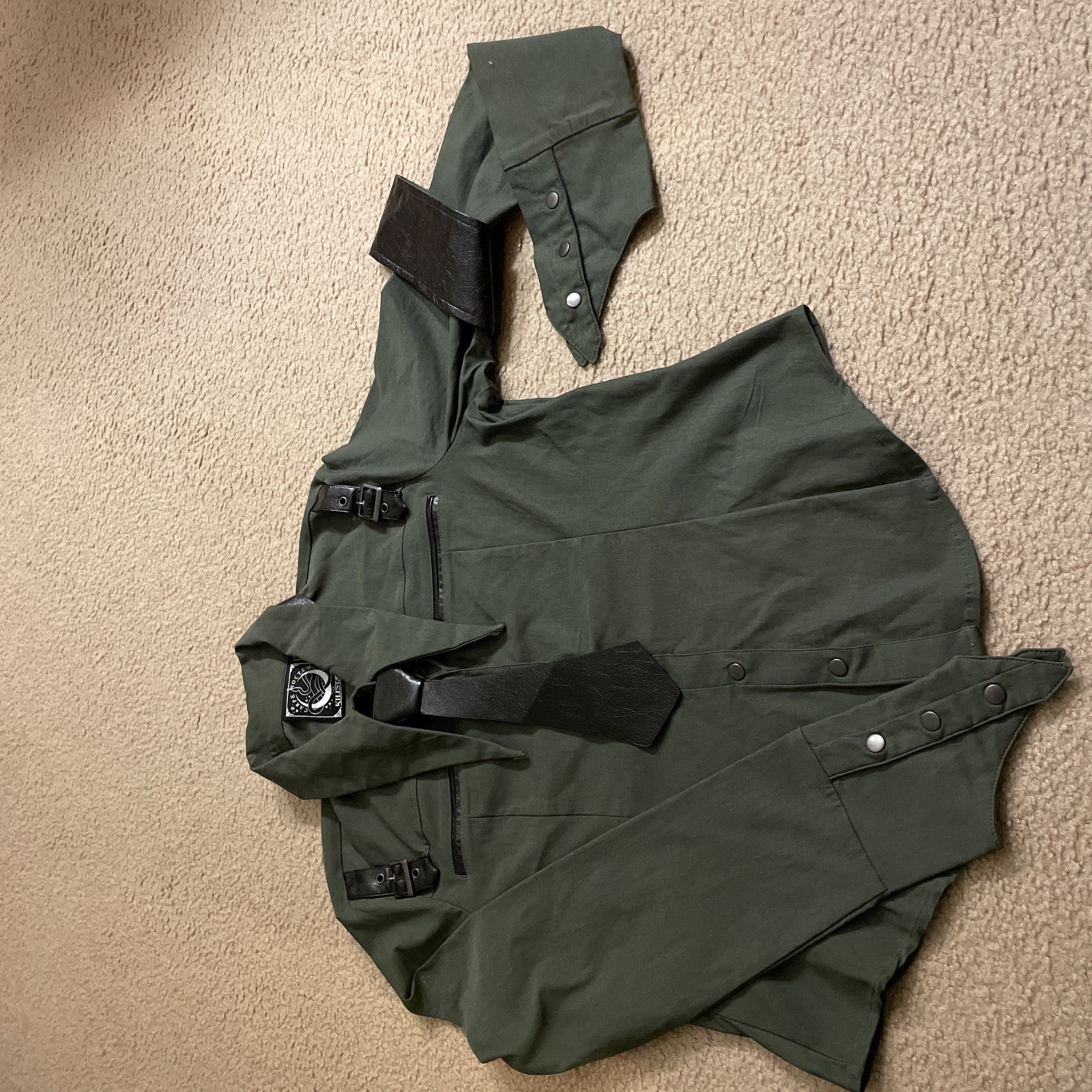 KillStar Dolls Carpe Noctem Kill Secret Mission - Green military top - Size XXL gallery