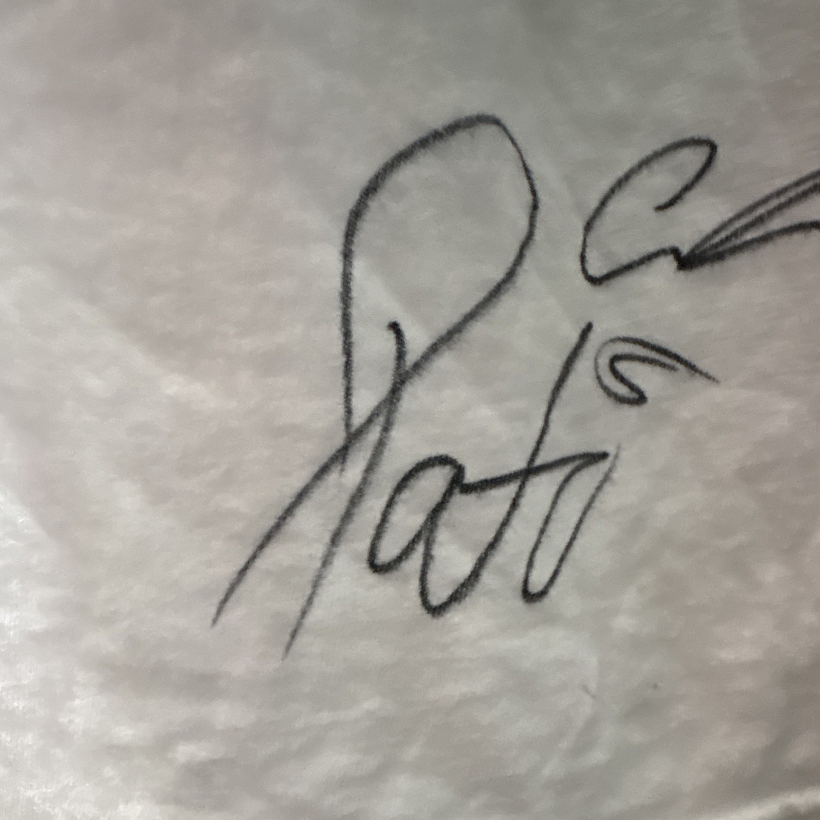 White shirt with Pato O’Wards signature and other Indycar drivers ￼ gallery