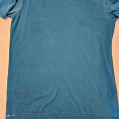Nike (The) Tee Athletic Cut Men’s Sz L Short Sleeve Teal Color Cotton/Polyster