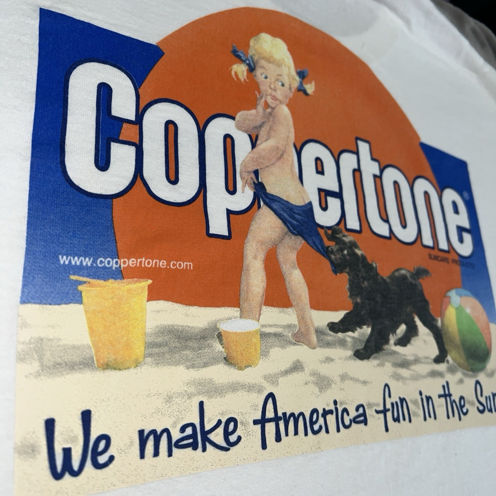 Vintage Fruit of The Loom Coppertone Men's Size XL T-Shirt Short Sleeve gallery