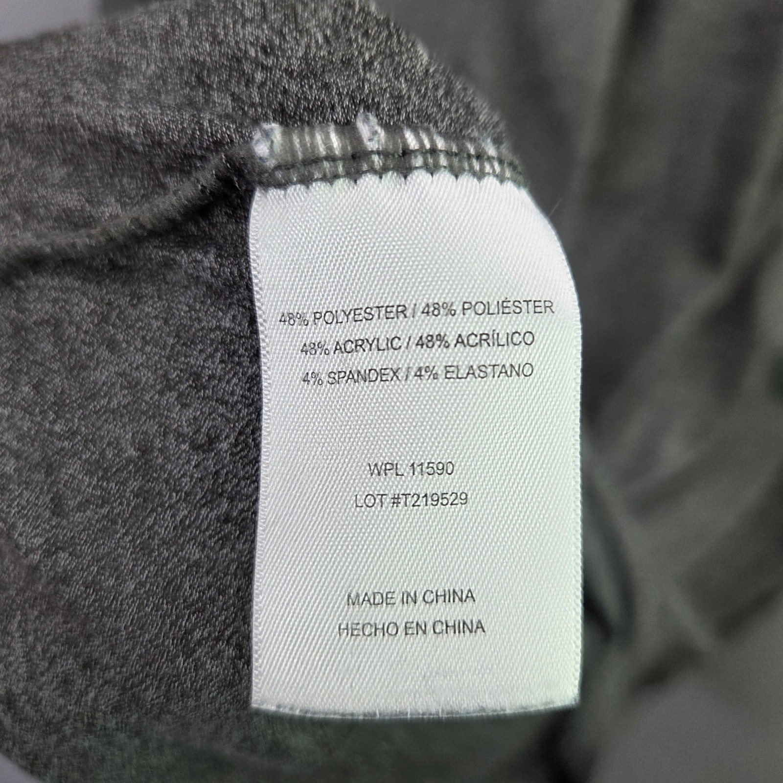 32 Degrees Heat Long Sleeve Shirt Mens Medium Grey Base Layer Crew Neck T1219529 gallery