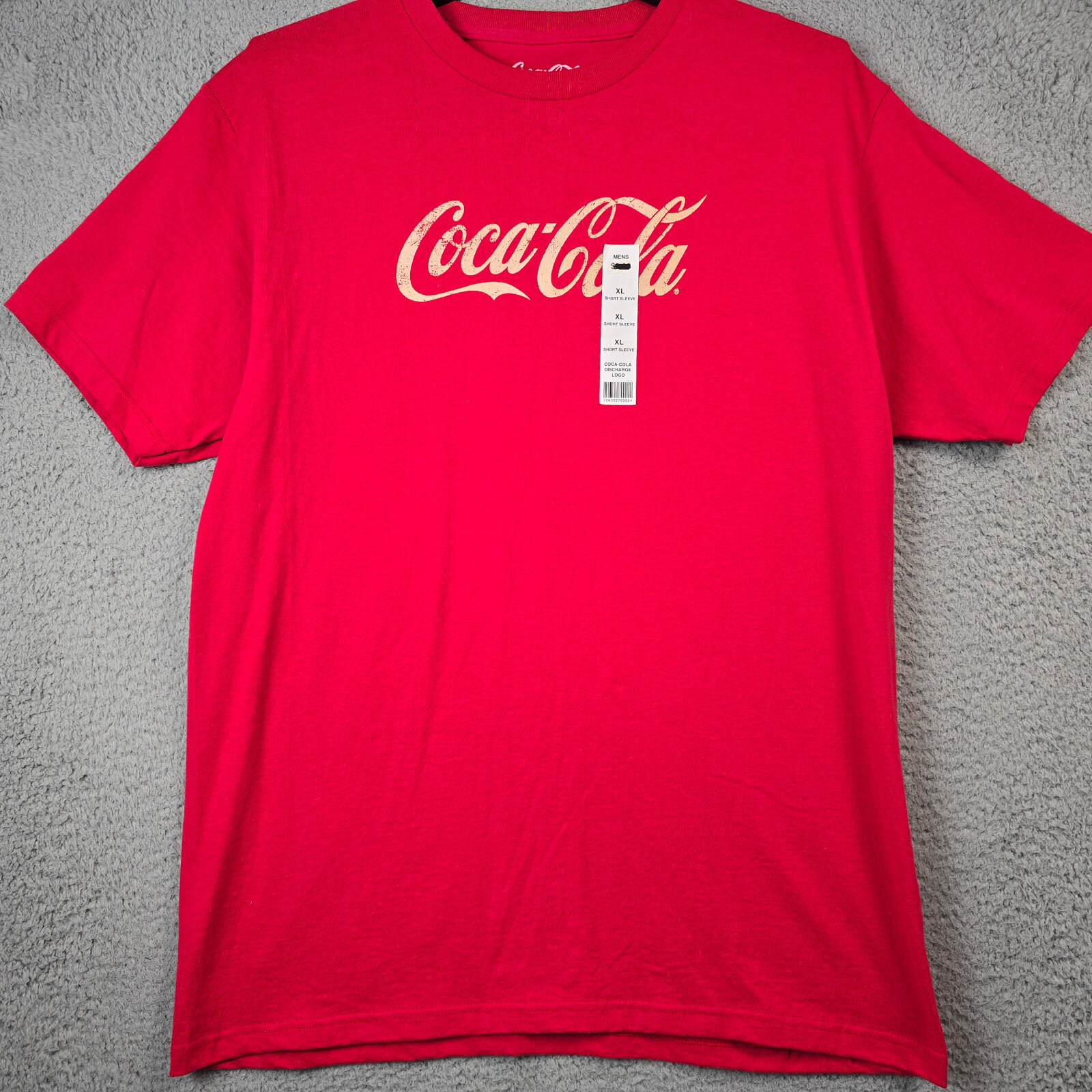 COCA COLA COKE SHIRT MENS Extra Large XL RED casual CLASSIC Vintage LOGO NWT gallery