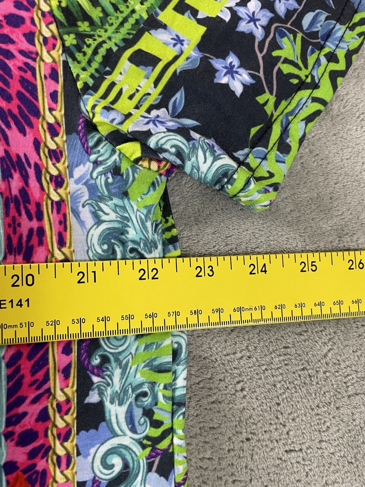 Tropical Hawaiian Vacation Floral Baroque T Shirt Men’s Large Reason Green Pink gallery