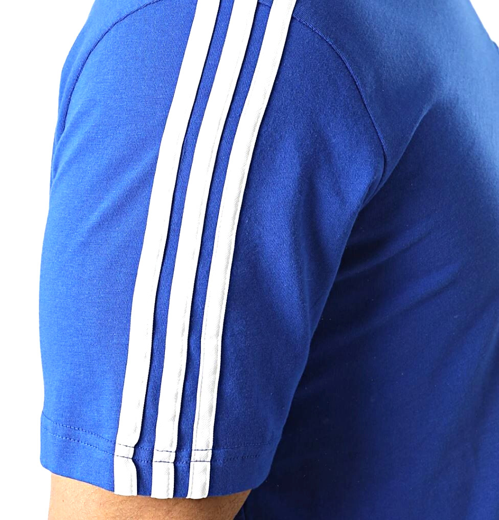 NEW MENS ADIDAS ORIGINALS ESSENTIALS 3 STRIPES TEE SHIRT ~SIZE MEDIUM #HE4410 gallery