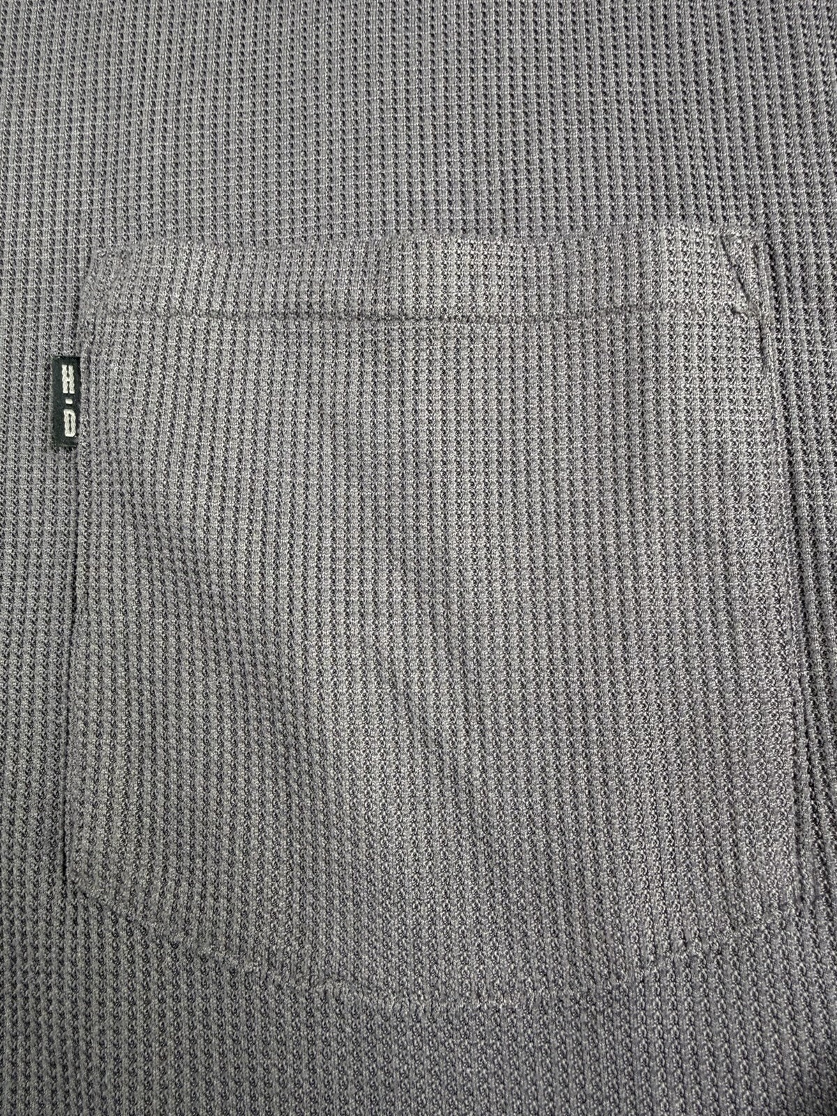 Harley Davidson Thermal Henley Shirt Gray Long Sleeve Embroidered Mens 3XL EUC gallery