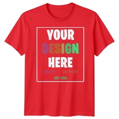 Custom Personalized T-Shirt – Your Design Here – Any Text Photo Logo Unisex Tee