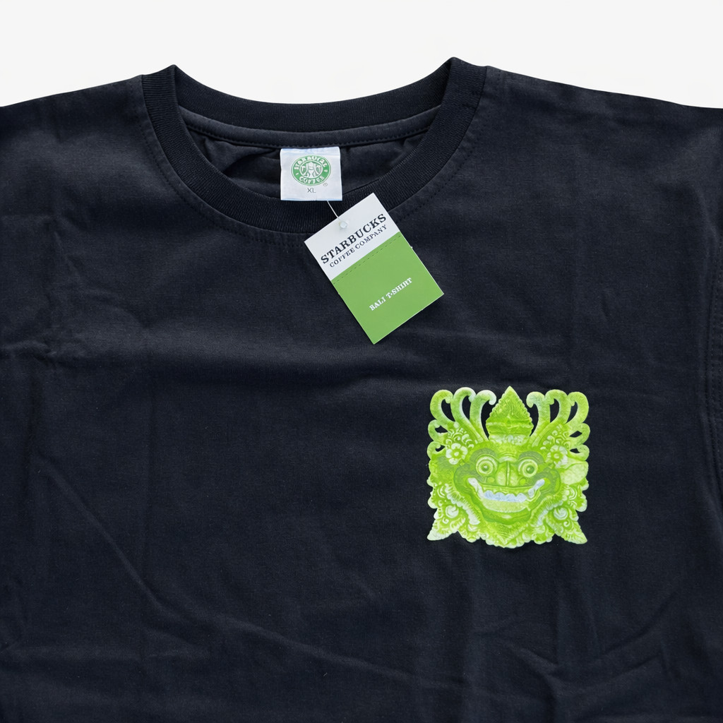 Starbucks Bali Black T-Shirt Adult XL Cotton Blend Graphic Tee gallery