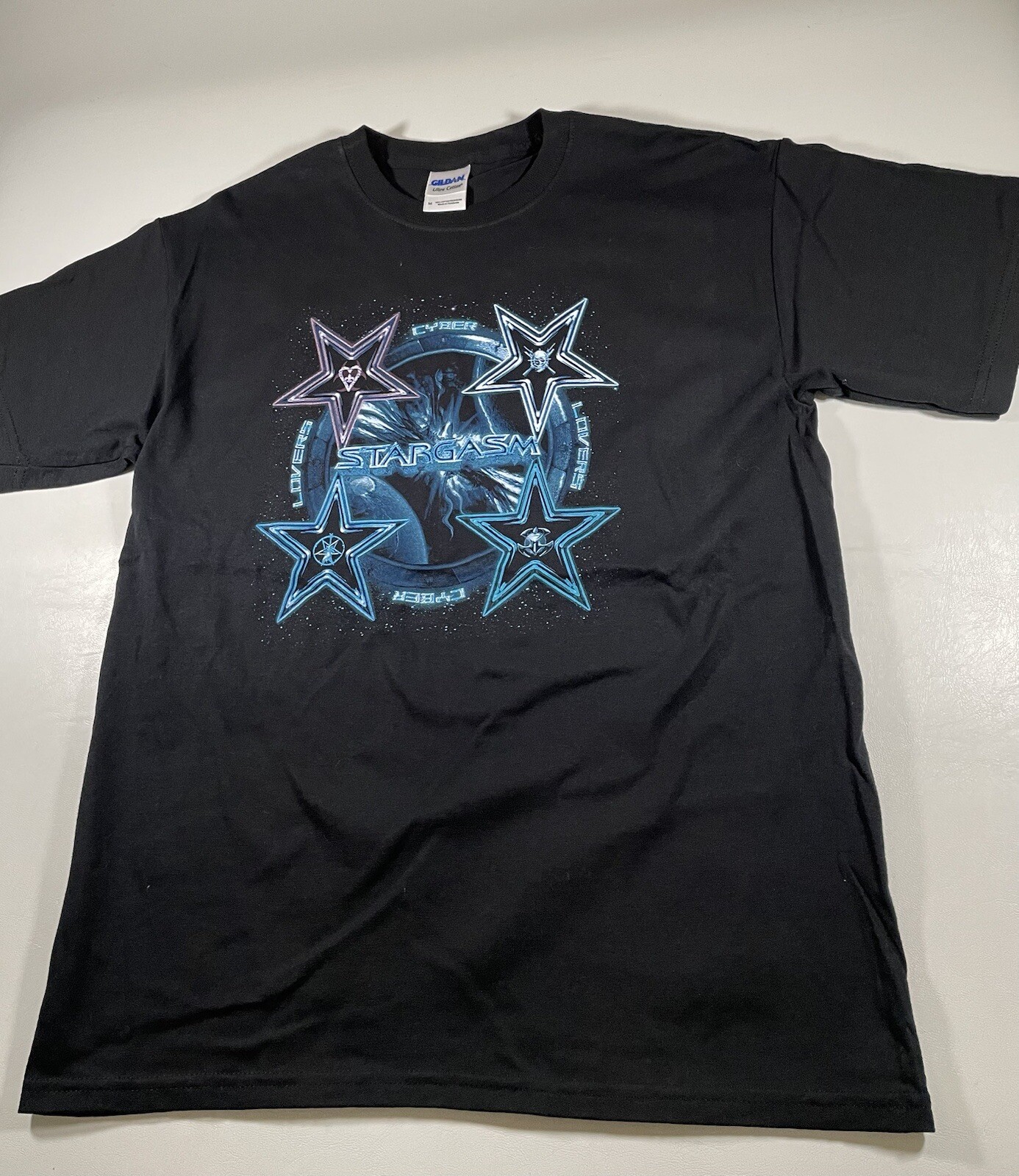 Y2K Stargasm Rock Band T Shirt M Las Vegas Goth Metal Cyber Lovers Album Promo gallery