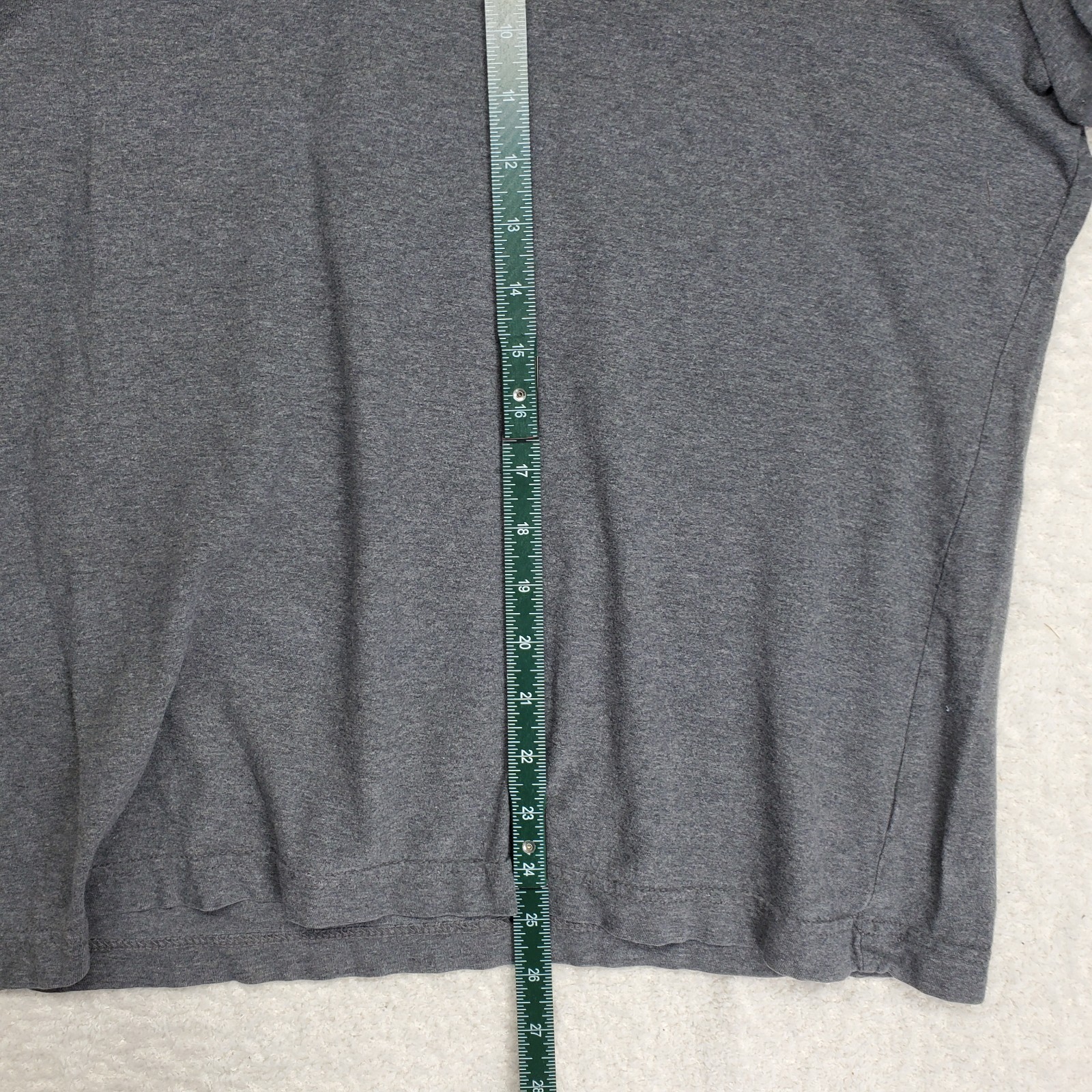 Men's Ringer Twofer Shirt Medium Gray Black Thermal Sleeve MMA Y2K Skater 90's gallery