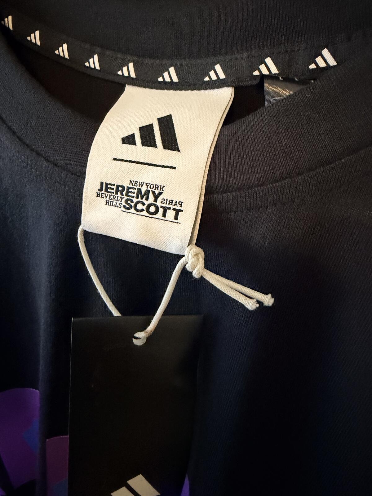 adidas Jeremy Scott Collaboration Graphic Tee Mens Large New w/Tags Streetwear gallery