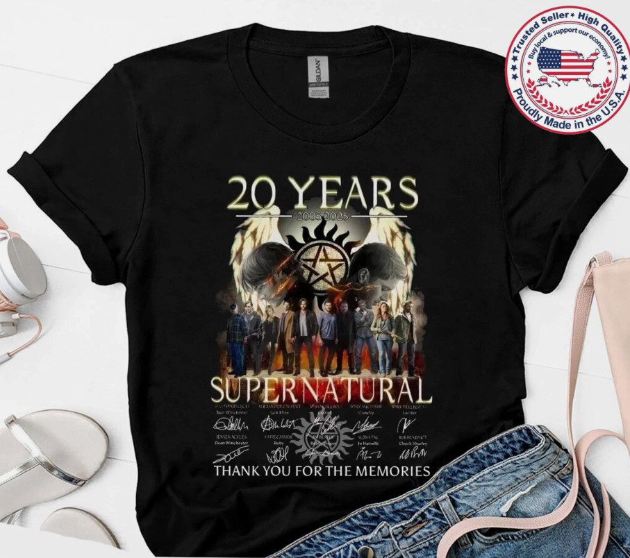 Supernatural Anniversary 2005- 2025 T-Shirt All Size S-4XL Fan gift gallery
