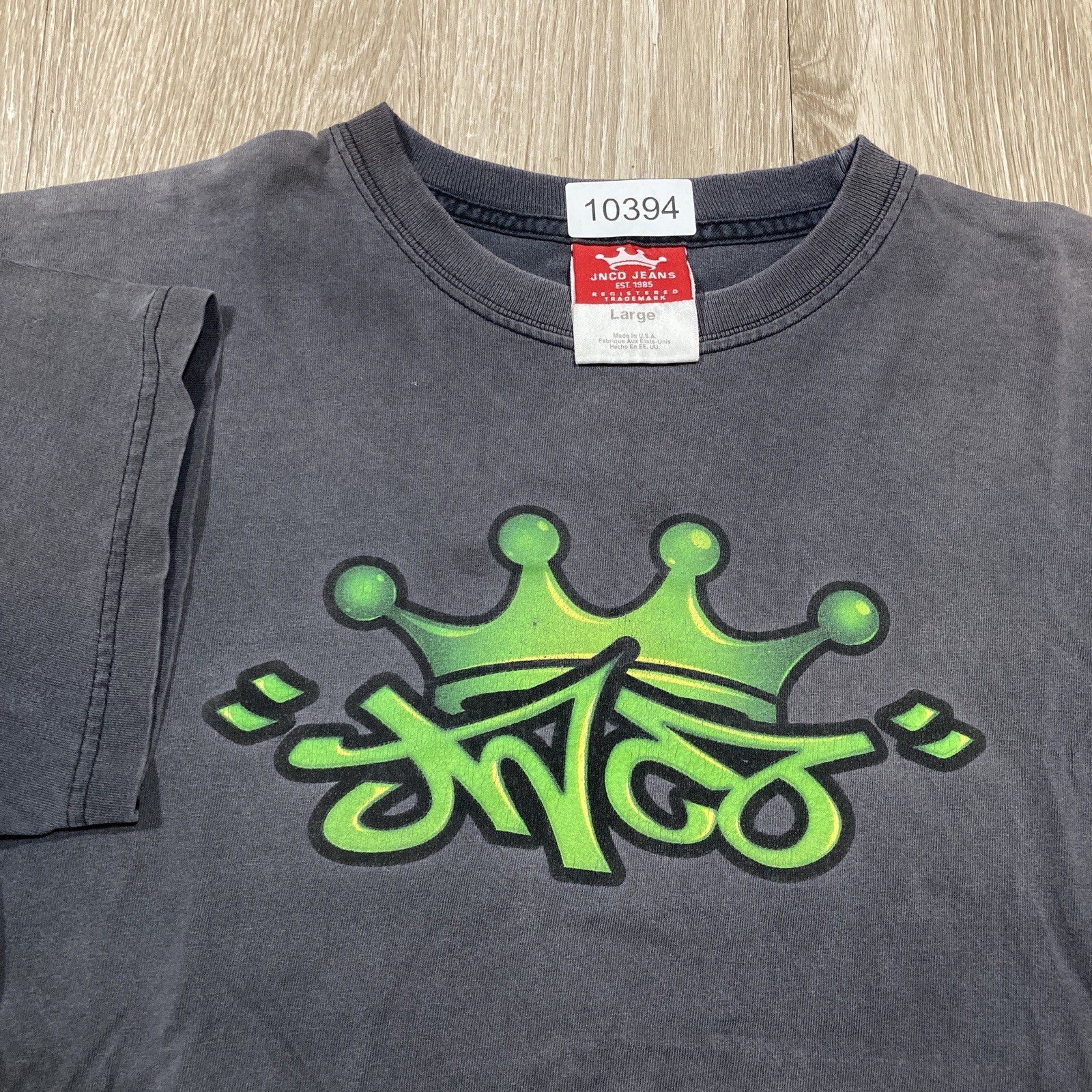 JNCO Shirt L 90s 00s Y2k Dragon Grunge Crown Logo Skater Skating Skate Tee gallery