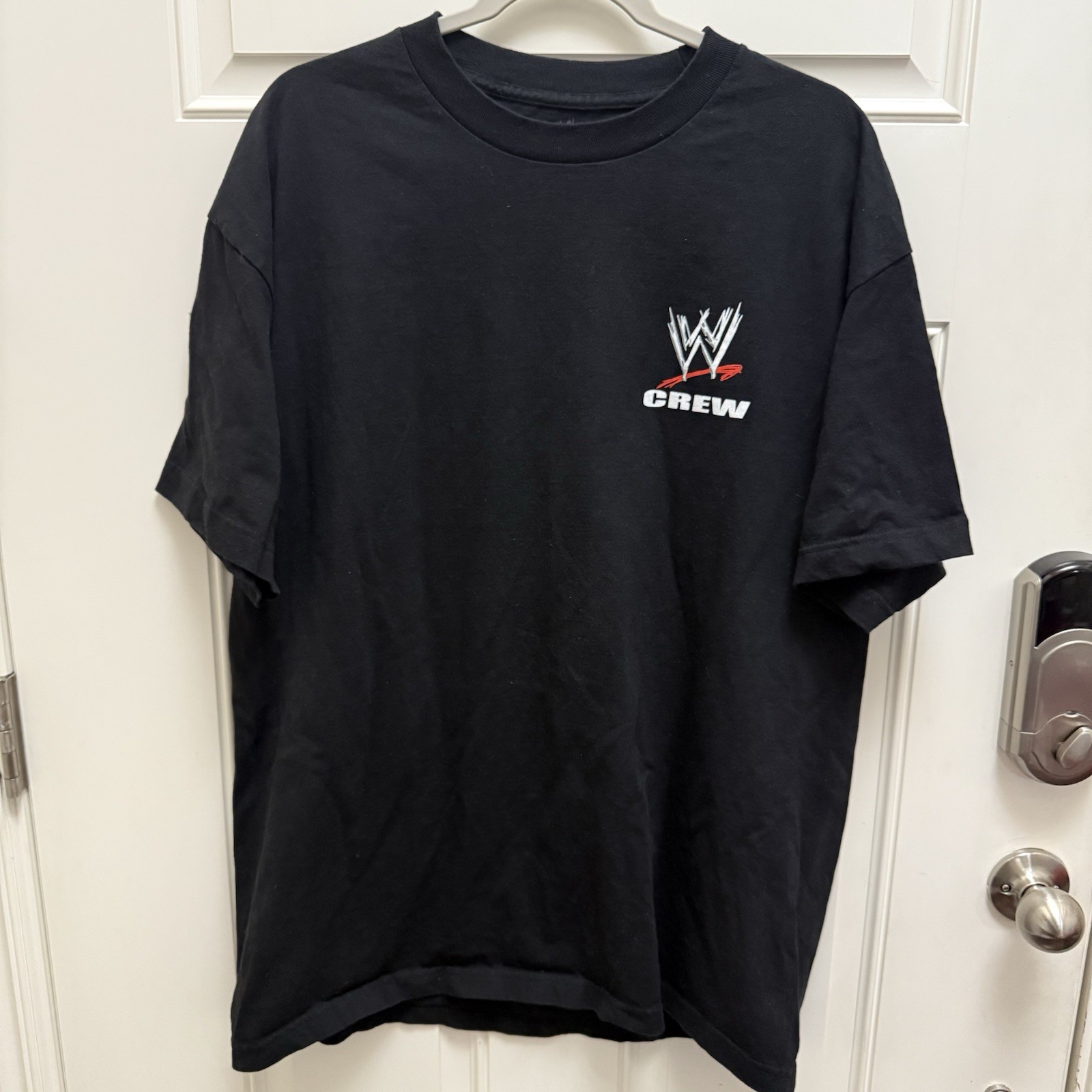 Royal Rumble January 2012 Crew WWE Wrestling T Shirt Black Size XL gallery