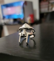 Underground Hip-Hop Legend MF Doom Ring Adjustable