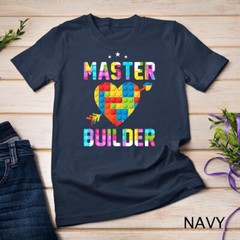 Cool Master Builder Funny Building Blocks Gift T-Shirt Unisex T-shirt