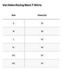 VAN HALEN 84 RACING Men’s Size 2XL Graphic T-Shirt Short Sleeve • Black