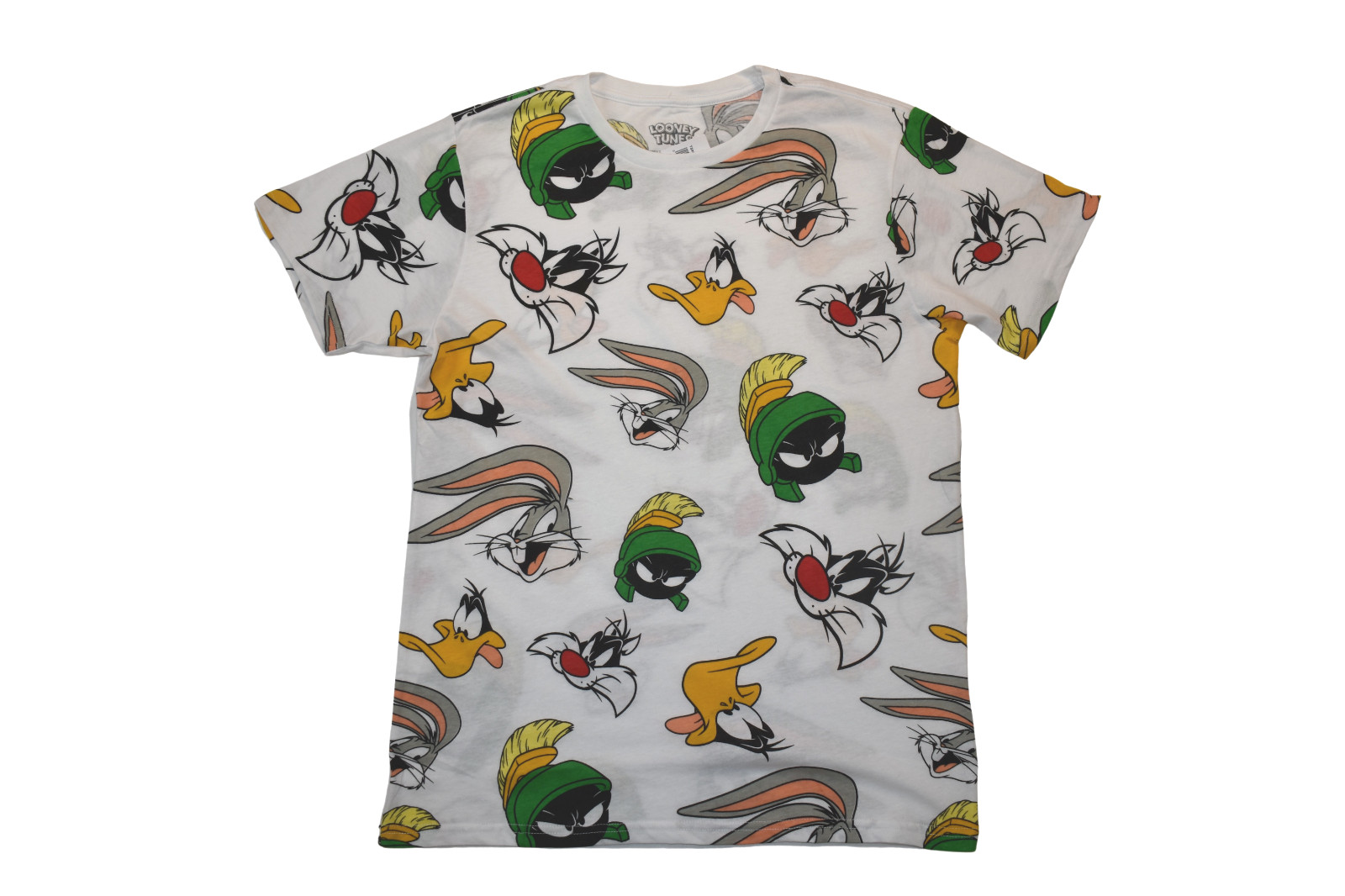 Looney Tunes Mens Classic Cartoon Characters All Over Print Shirt NWT S-XL gallery