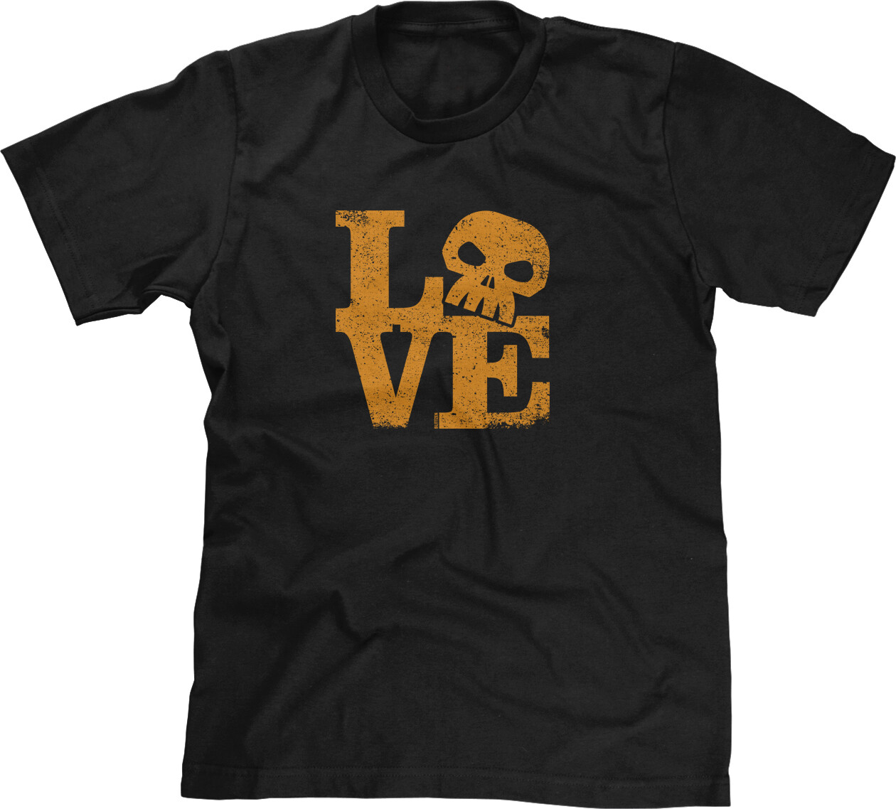 Love Halloween Skull Party Parade Costume Holiday Work Appropriate Mens Tee