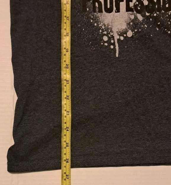 "Leave This to the Professional" Men’s Medium Gray Gamer Pro T-Shirt Cotton-Poly gallery
