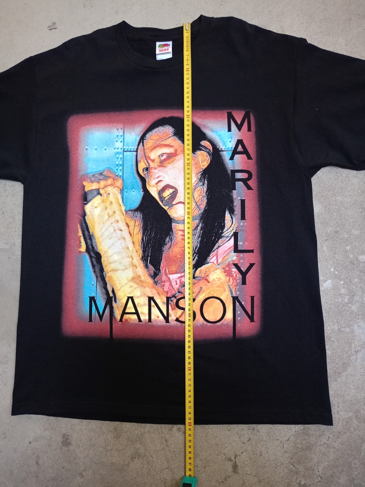 VINTAGE 2003 MARILYN MANSON T-SHIRT - THE GOLDEN AGE OF GROTESQUE-XL-MINT FOTL gallery