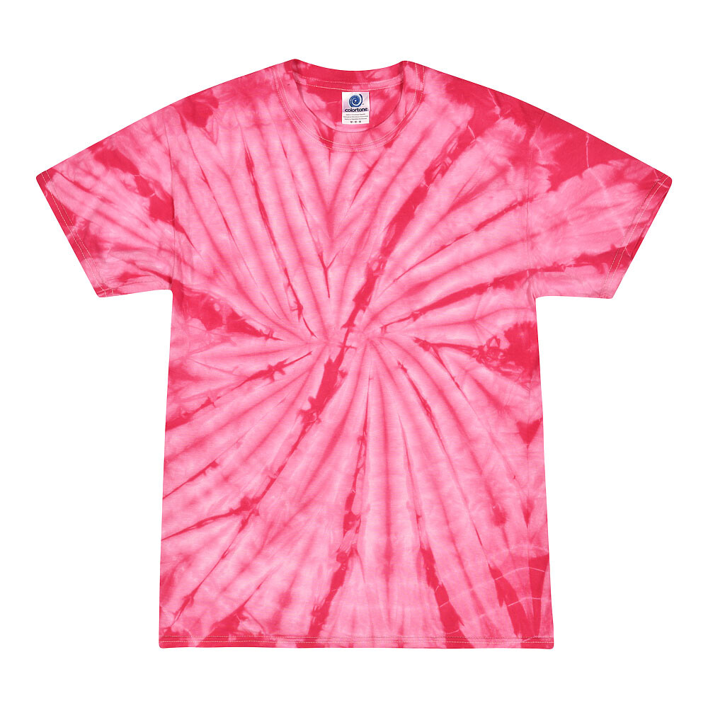Tie Dye T-Shirts Multi-Color Adult XL 100% Cotton Colortone gallery