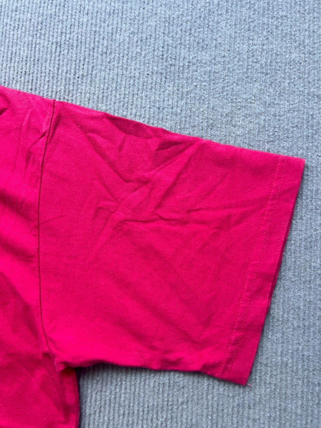 Vintage 1985 Fido Dido Embroidered Logo Pink T-Shirt Single Stitch Style 90s gallery