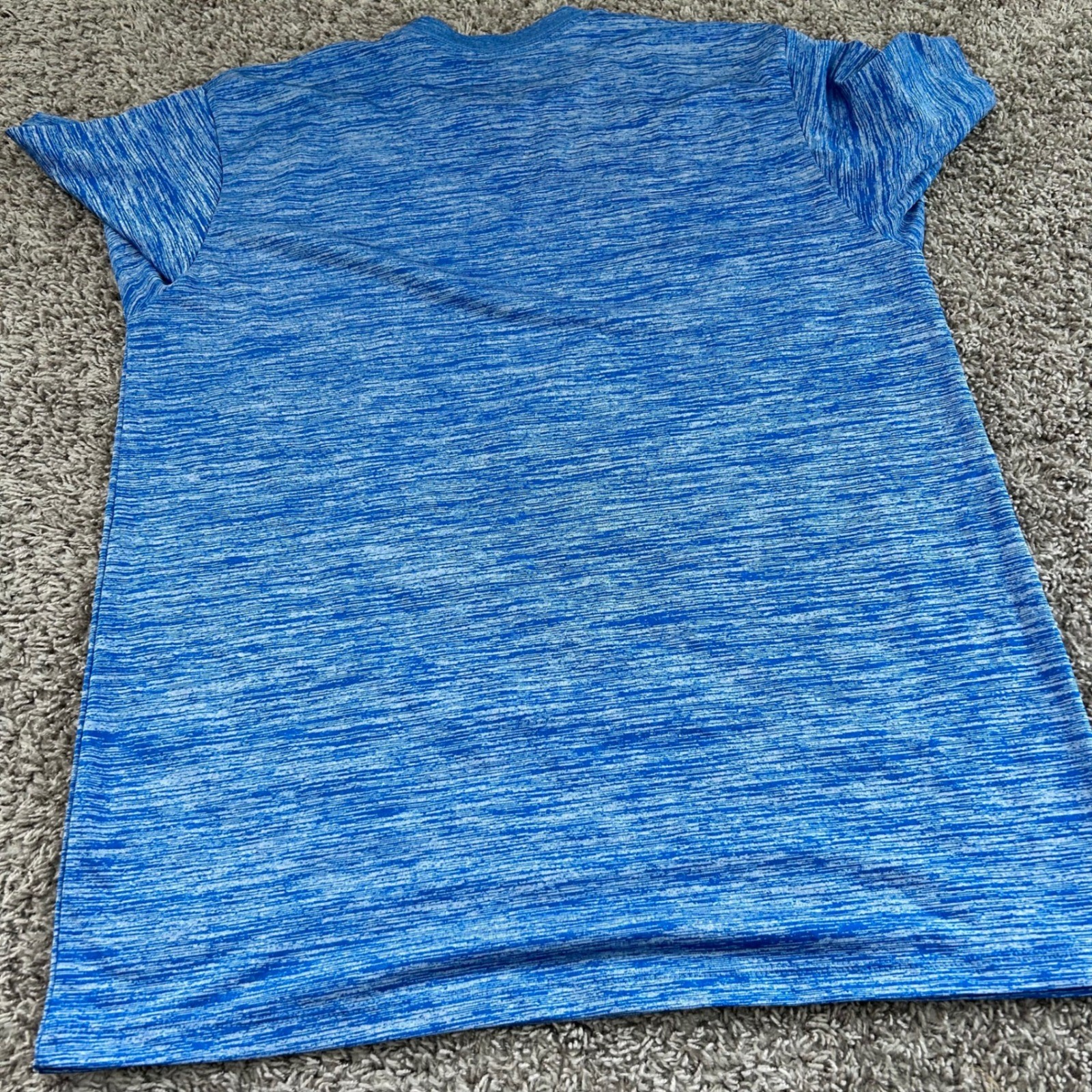 Chicago Cubs Baseball T Shirt Blue Heathered Short Sleeve Mens Large gallery