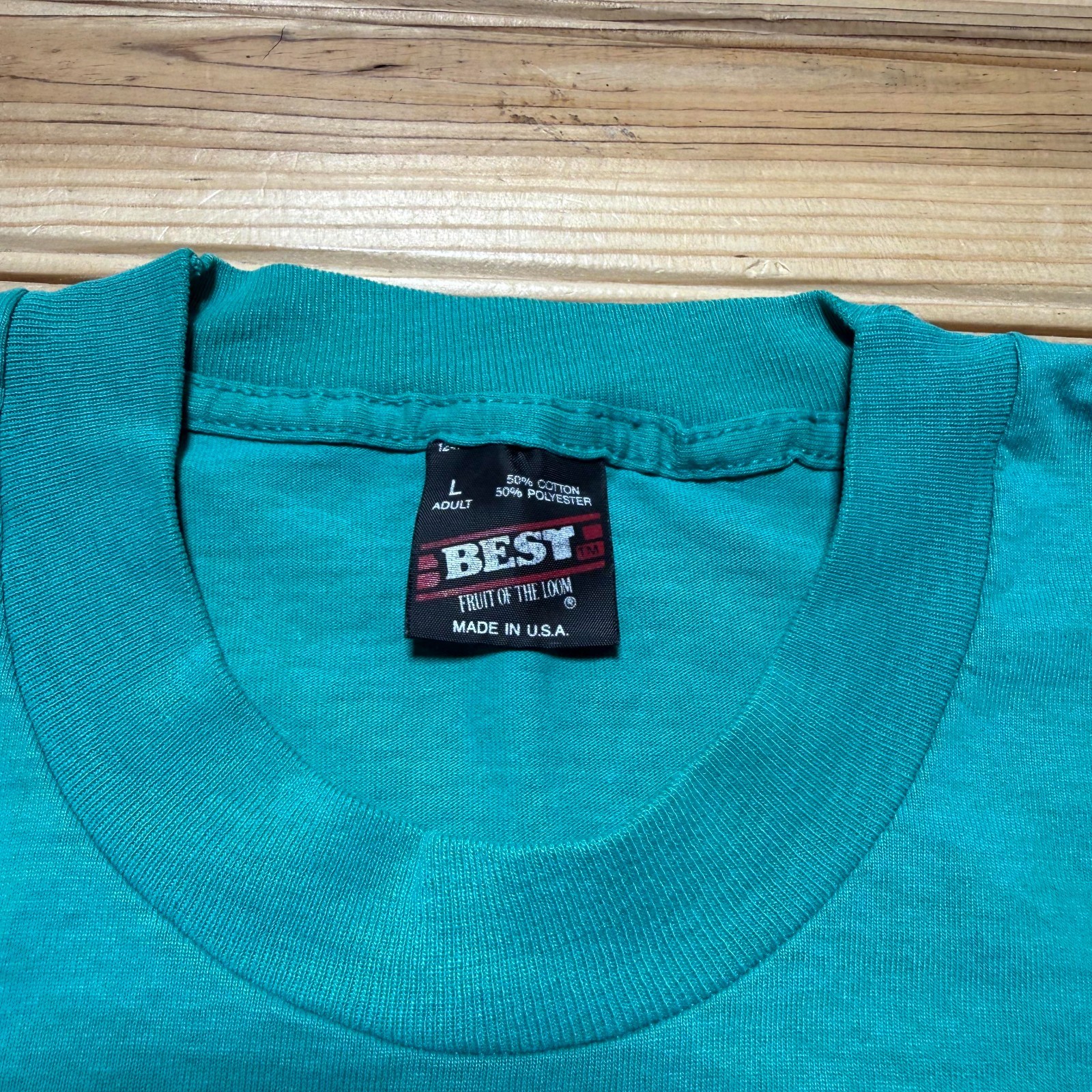Vintage 1993 LifeStyle Spring Into Fitness Cycling Graphic T-Shirt USA - Large gallery