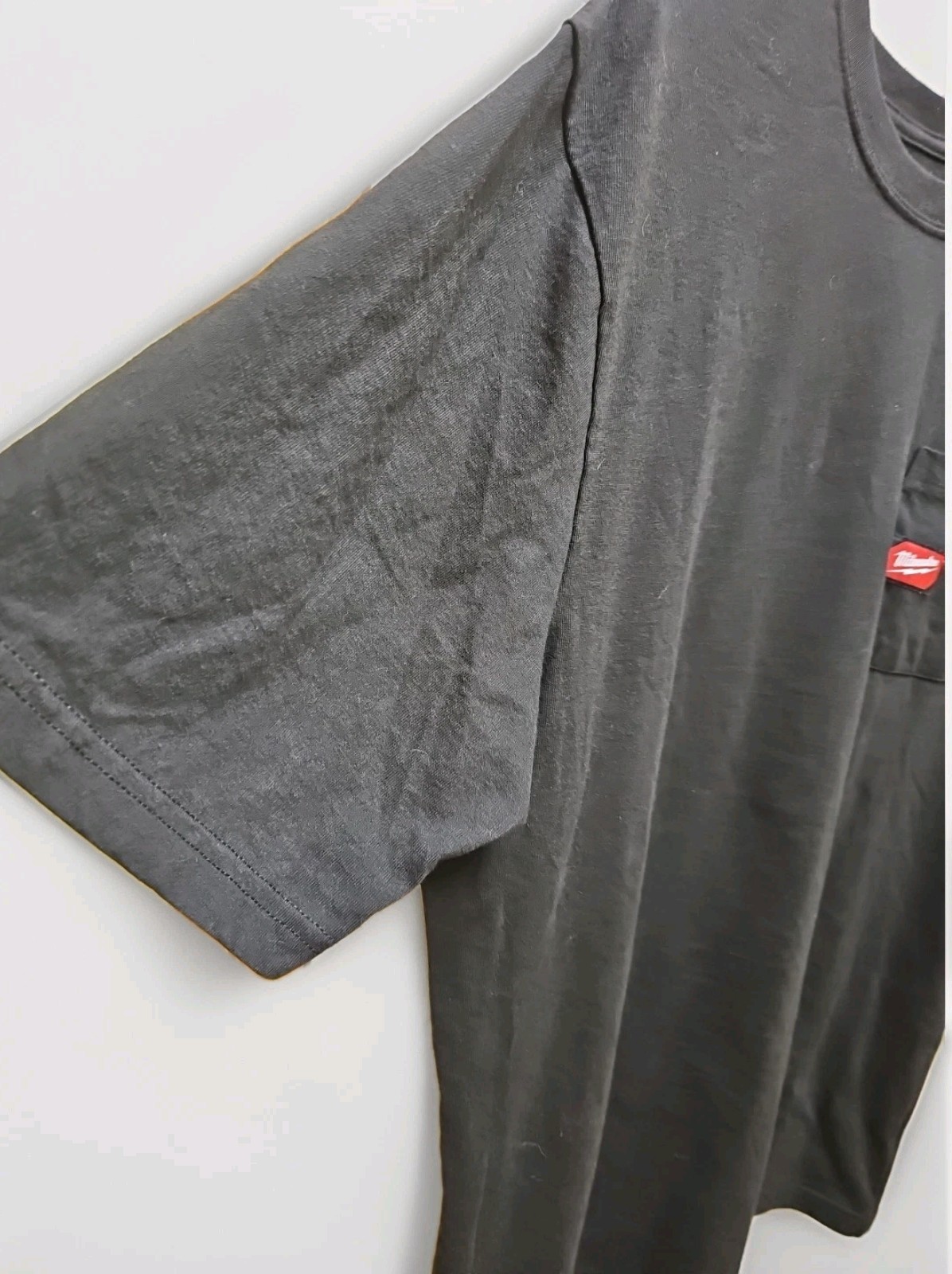 Milwaukee Heavy-duty Pocket T-shirt Men's Large Black GRIDIRON Short Sleeve gallery