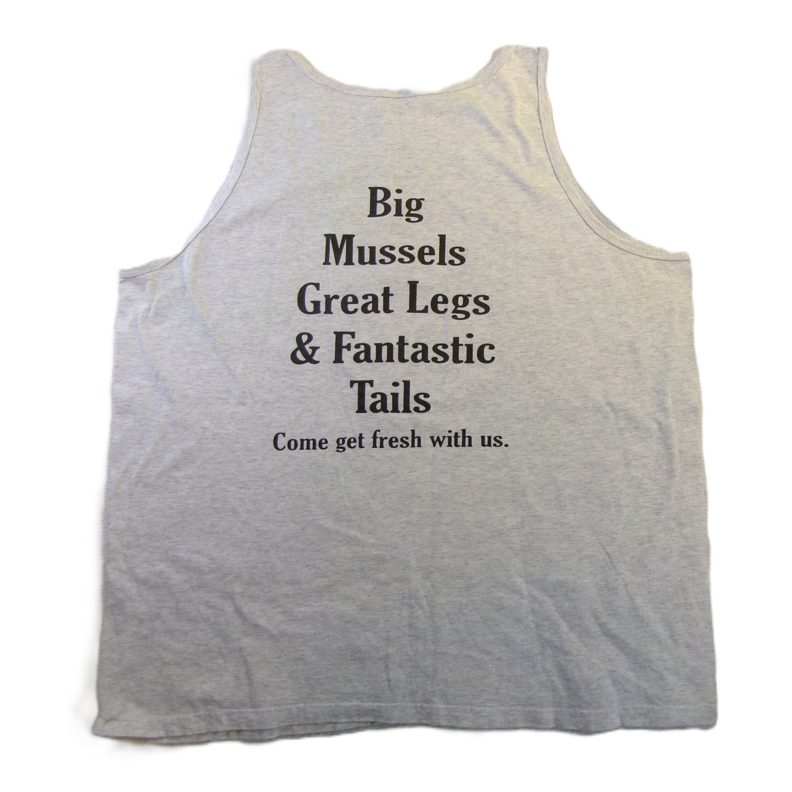 Anvil Molly Goodheads Raw Bar Ozona FL Mermaid Tank Top Mens 2XL Grey Heather gallery