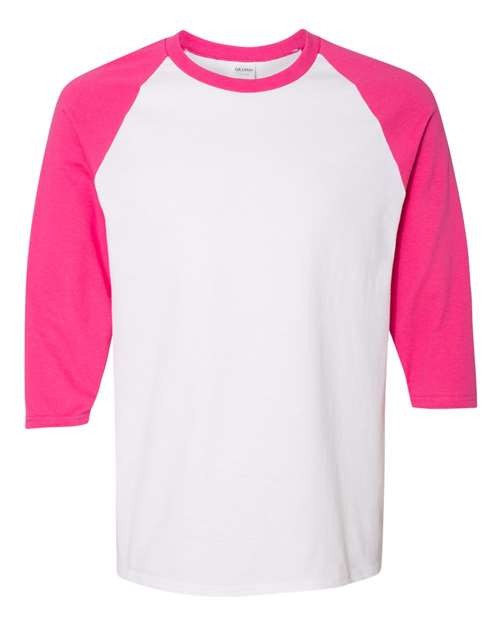 Gildan 5700 Unisex Heavy Cotton Raglan Three-Quarter Sleeve T-Shirt gallery
