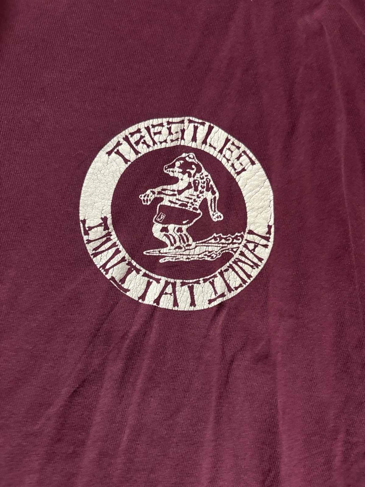 Gildan Ultra Cotton Burgundy Men's L Crew Neck Short Sleeve Graphic T-Shirt gallery