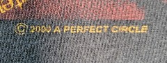 A Perfect Circle Vtg Size L Tour 2000 T-Shirt Mer De Noms Maynard James Keenan