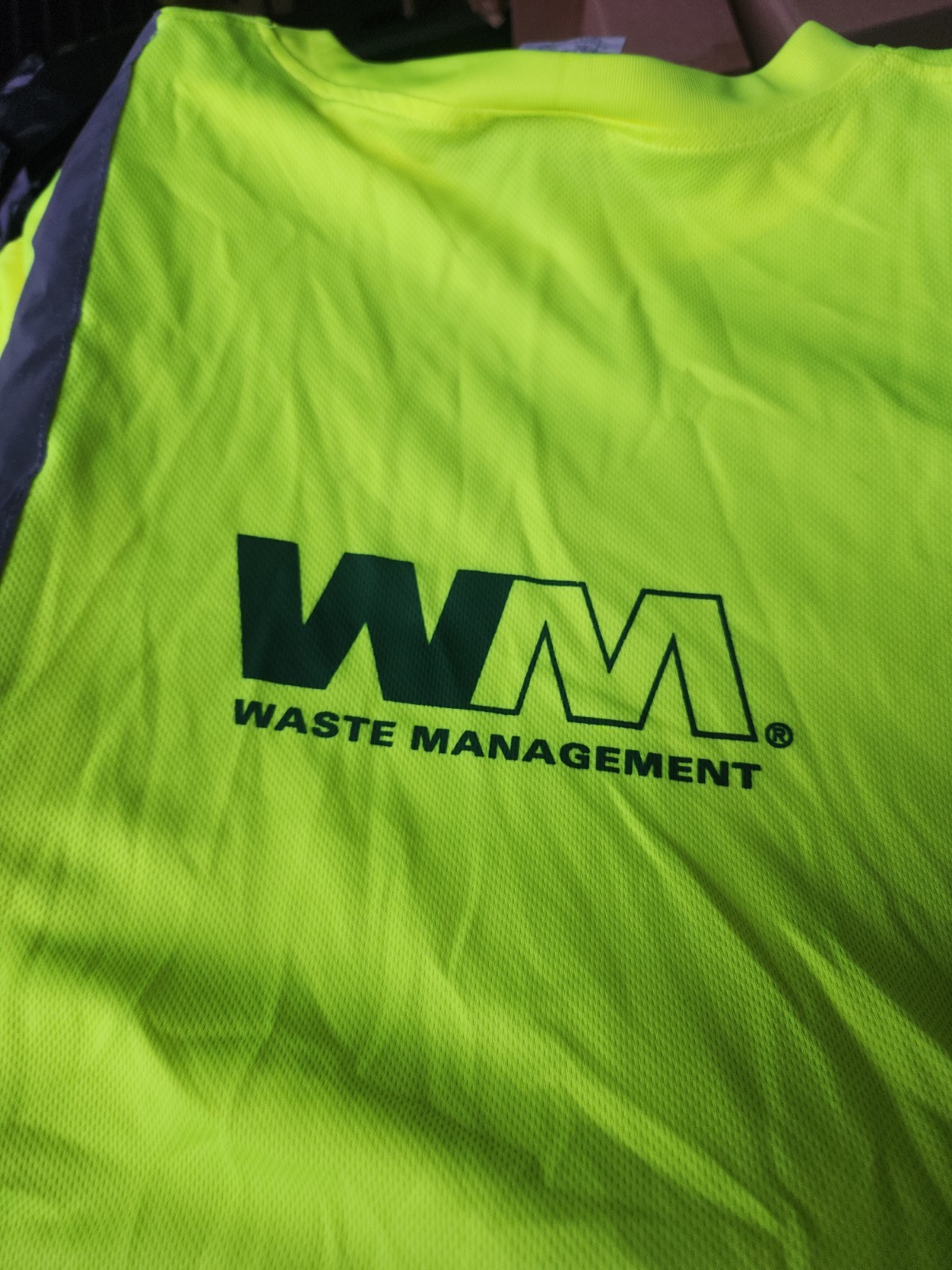 2 TSA High Visibility Yellow Short Sleeve Waste Management Shirt 5 XL gallery