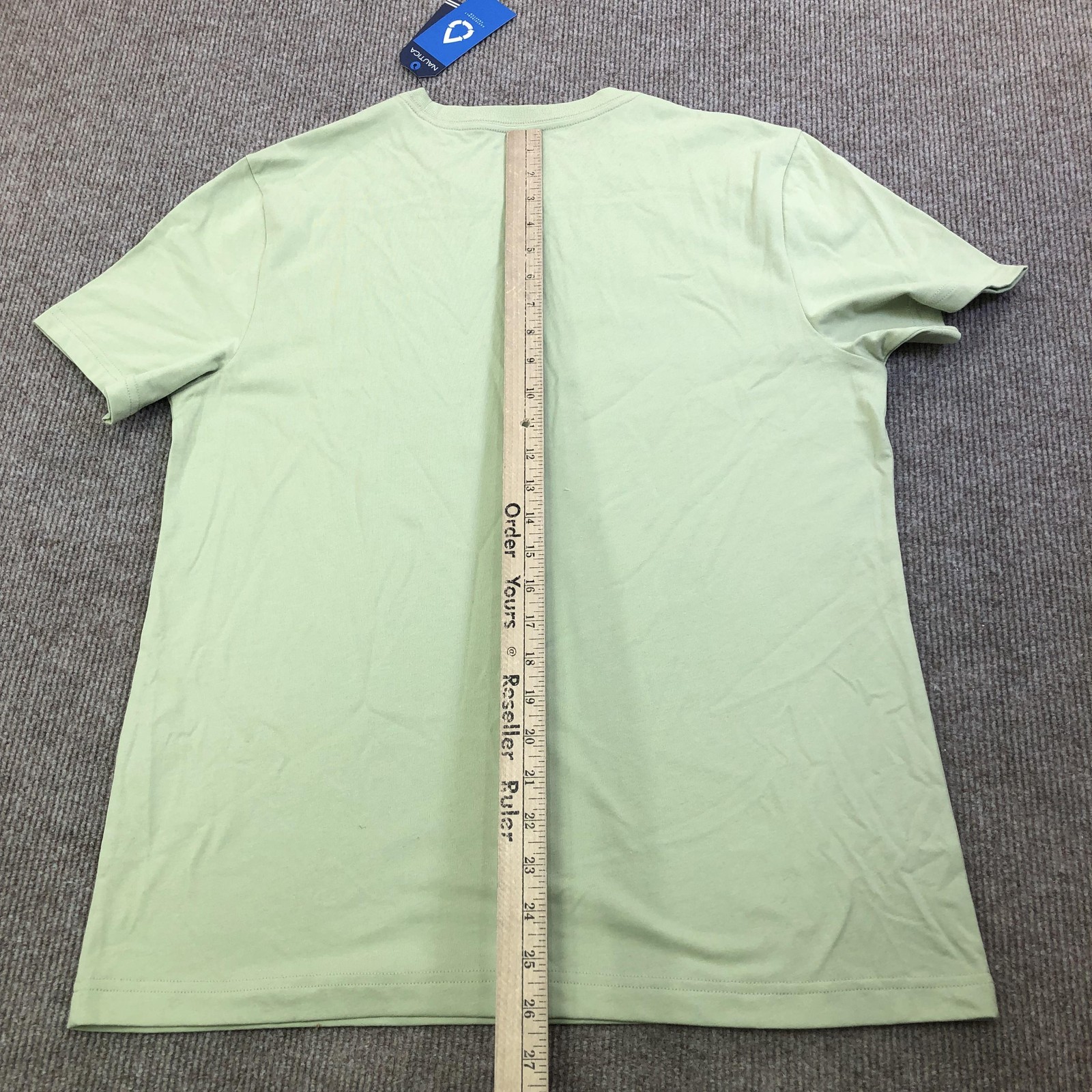 Nautica Shirt Mens Medium Green O-NS Yacht Club Graphic Tee Tagless Nautical gallery
